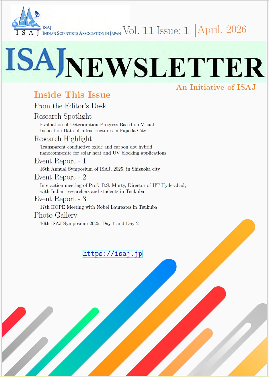 ISAJ Newsletter - Volume 11, Issue 1 (April 2026)